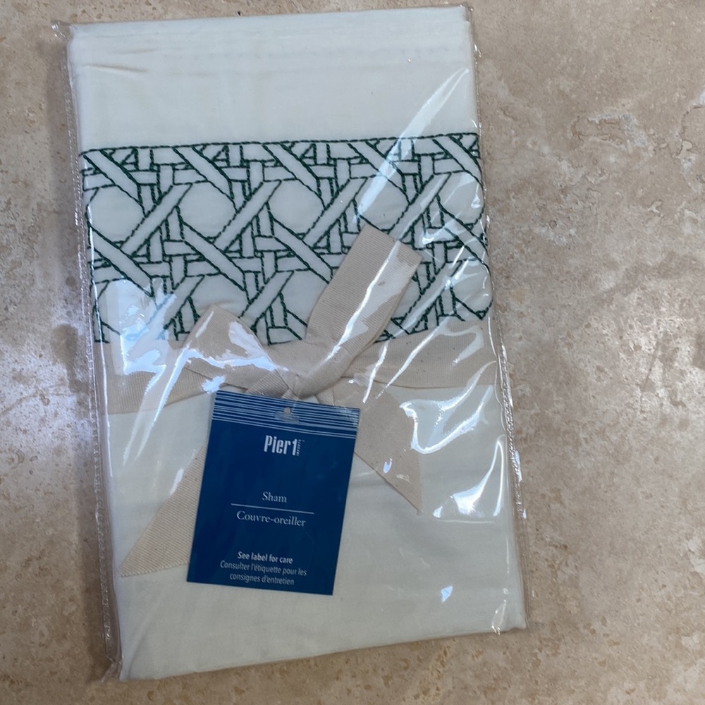 2 - Pier 1 import Shams . 26 by 26